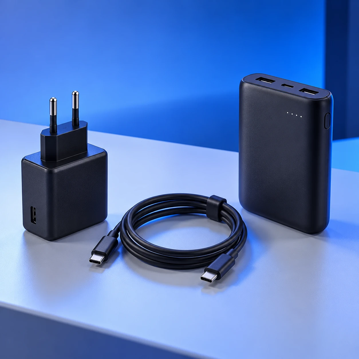Kit de Tecnologia em Azul Moderno 7