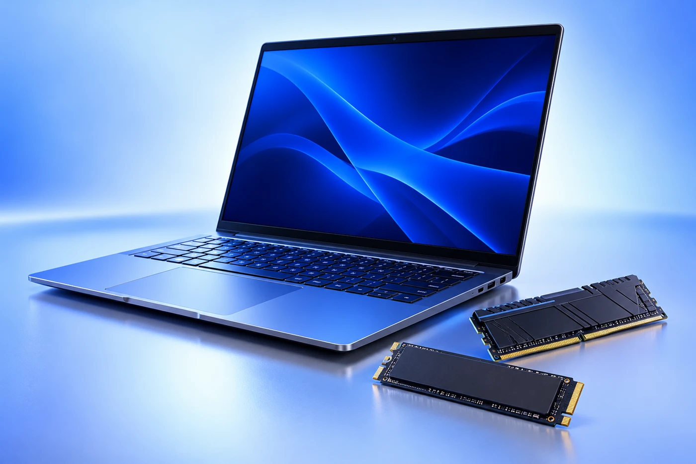 Tecnologia em Azul Gélido 1